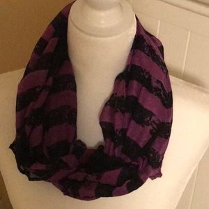 Kensie | Accessories | Scraf Purple And Black | Poshmark
